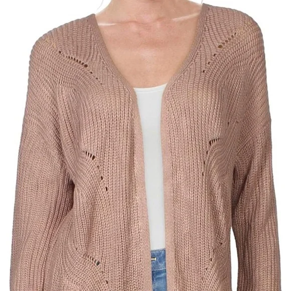 Hippie Rose light Pink Long Sleeve Cardigan - Picture 2 of 9